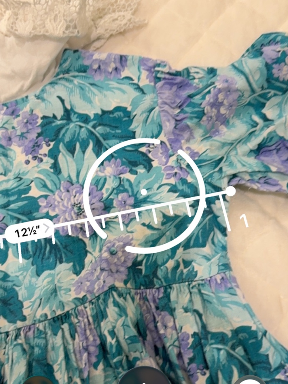 Caroline Classics Vintage Floral Dress size 4 - Picture 6 of 6